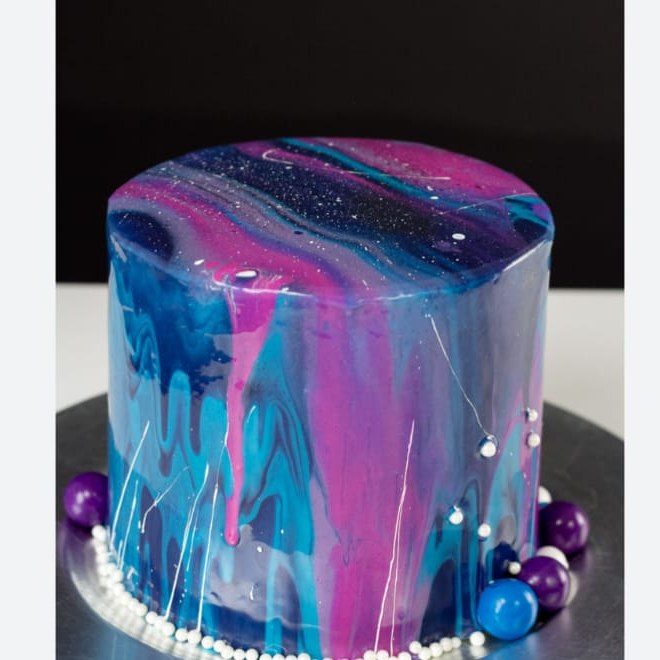 Galaxy cake from Narayana Pastries