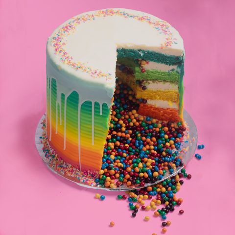 Rainbow Cake cake from Narayana Pastries
